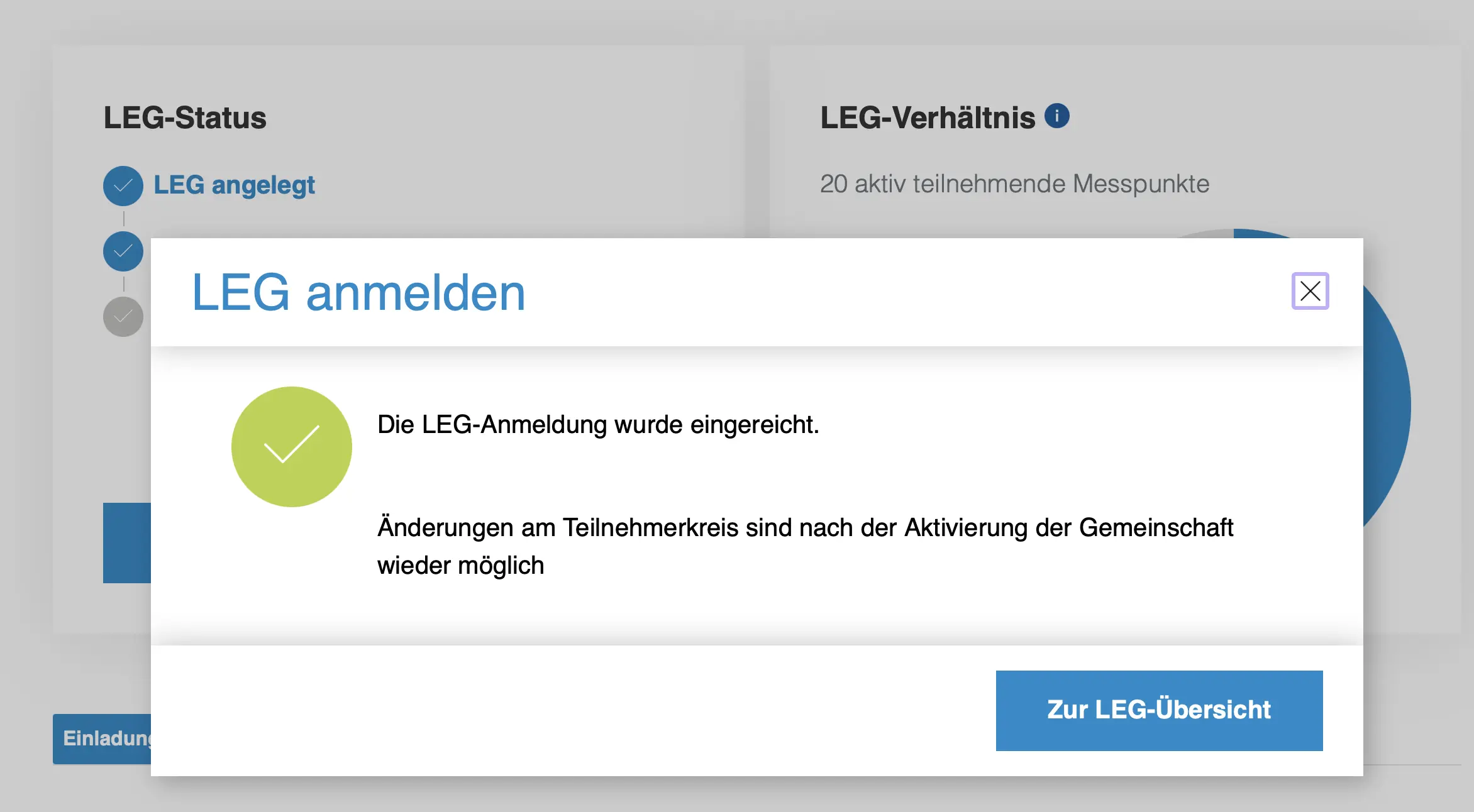 Erste LEG bei EKZ angemeldet – Sunnenberg macht den Anfang